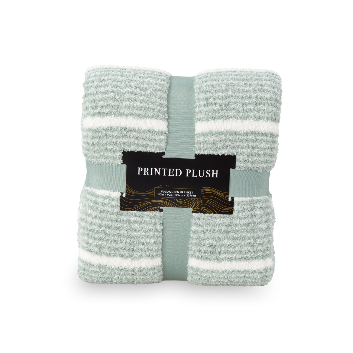 slide 1 of 4, Berkshire Blanket Print RetroPlush, 90 in x 90 in, Jadeite, 90 in