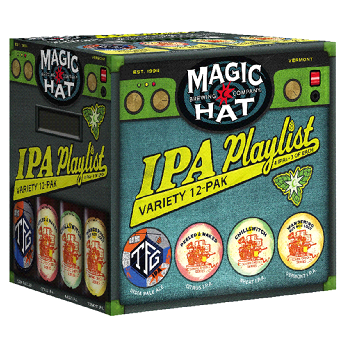 slide 1 of 1, Magic Hat Ipa Playlist Variety In Bottles, 12 oz