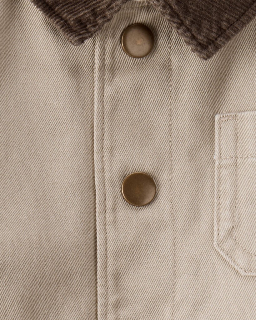slide 2 of 4, Littleplanet Baby Organic Cotton Western Barn Jacket Winter Khaki 24M, 1 ct
