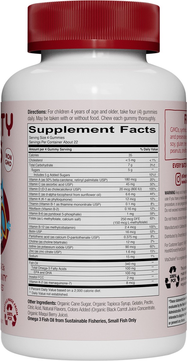 slide 5 of 8, SmartyPants Kids Formula - Cherry Berry, 120 ct., 90 ct