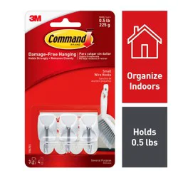 Command General Purpose Wire Hooks Small 1 ea