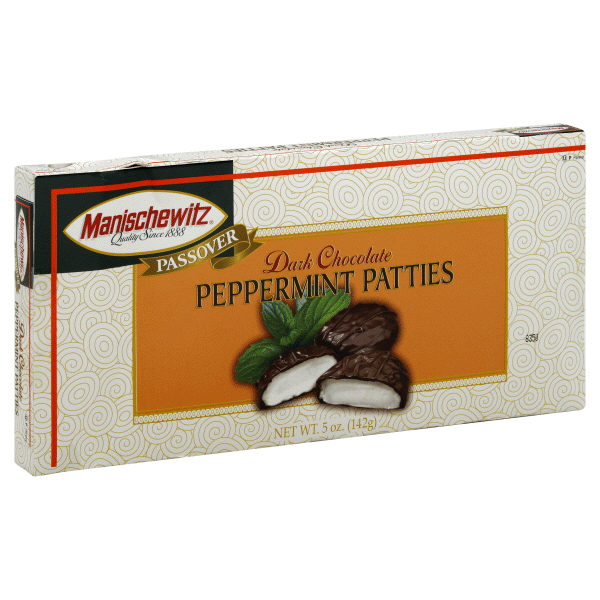 slide 1 of 1, Manischewitz Peppermint Patties, 5 oz