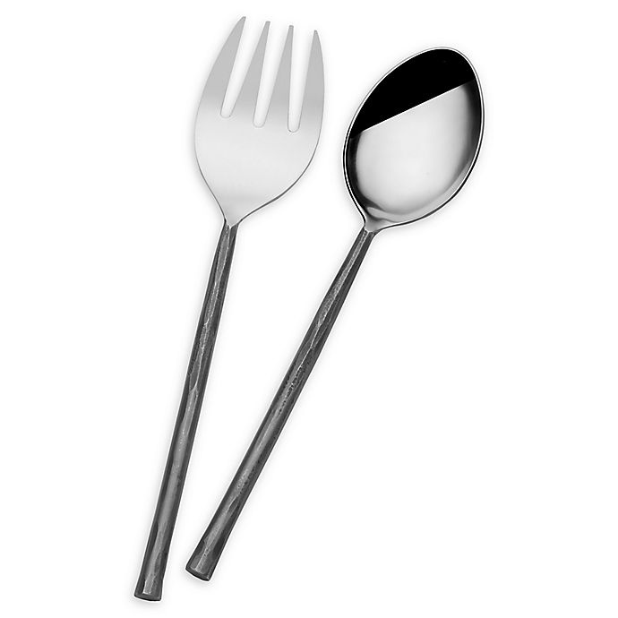 slide 1 of 1, Towle Forged Antique Salad Serving Set - Silver, 2 ct