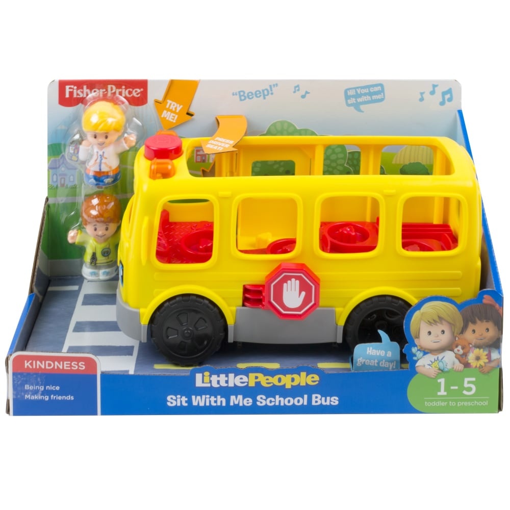 slide 1 of 1, Fisher-Price Little People Sit With Me School Bus, 1 ct