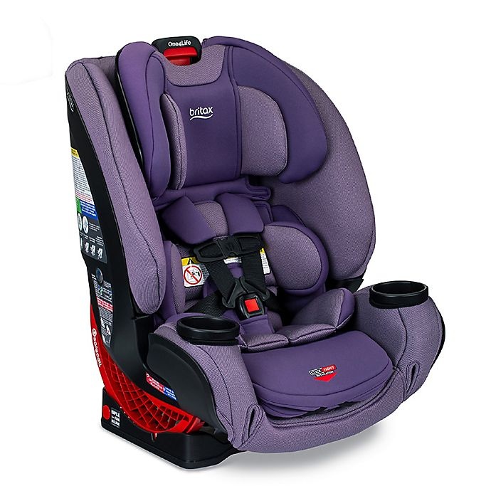 slide 1 of 1, BritaxOne4Life ClickTight SafeWash All-in-One Convertible Car Seat - Plum, 1 ct