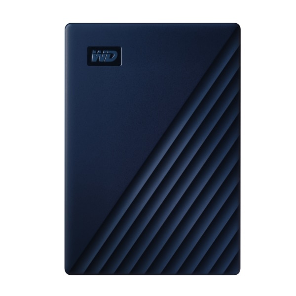 slide 1 of 10, Western Digital My Passport External Portable Hard Drive For Mac, 5Tb, Wdba2F0050Bbl-Wesn, Blue, 1 ct