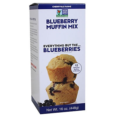 slide 1 of 1, Cherryvale Farms Blueberry Muffin Mix, 16 oz