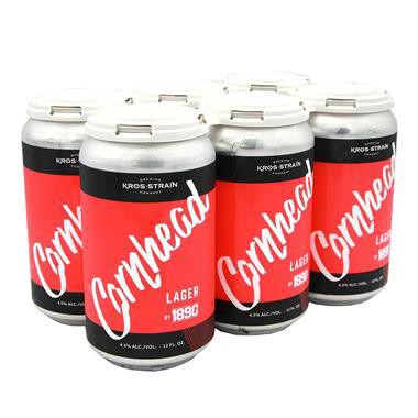 slide 1 of 1, Kros Strain Brewing Cornhead Lager, 6 ct; 12 oz