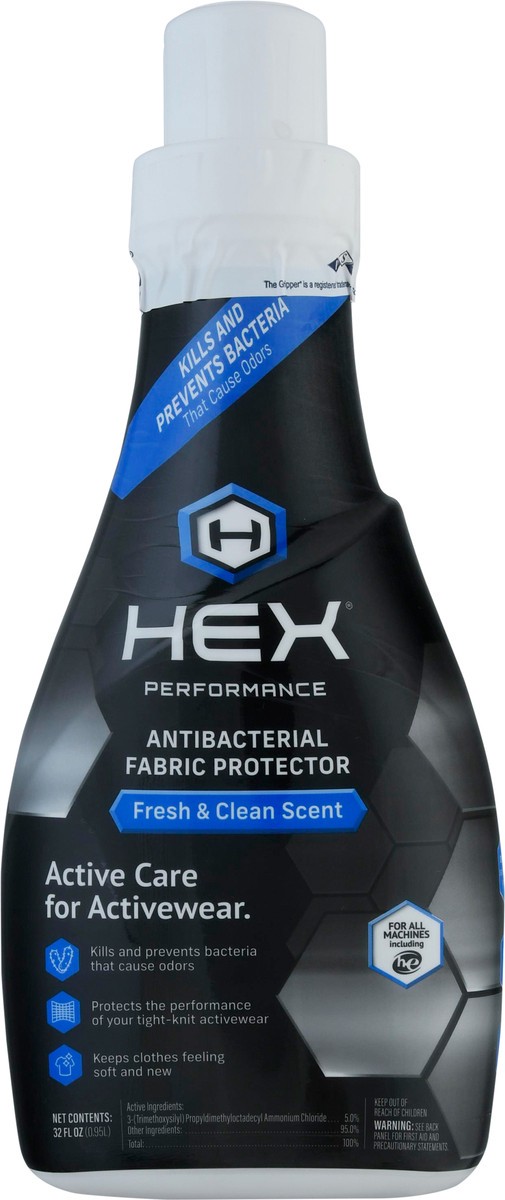 slide 12 of 13, HEX Performance Antimicrobial Fabric Protector, Fresh and Clean Scent, 32 oz