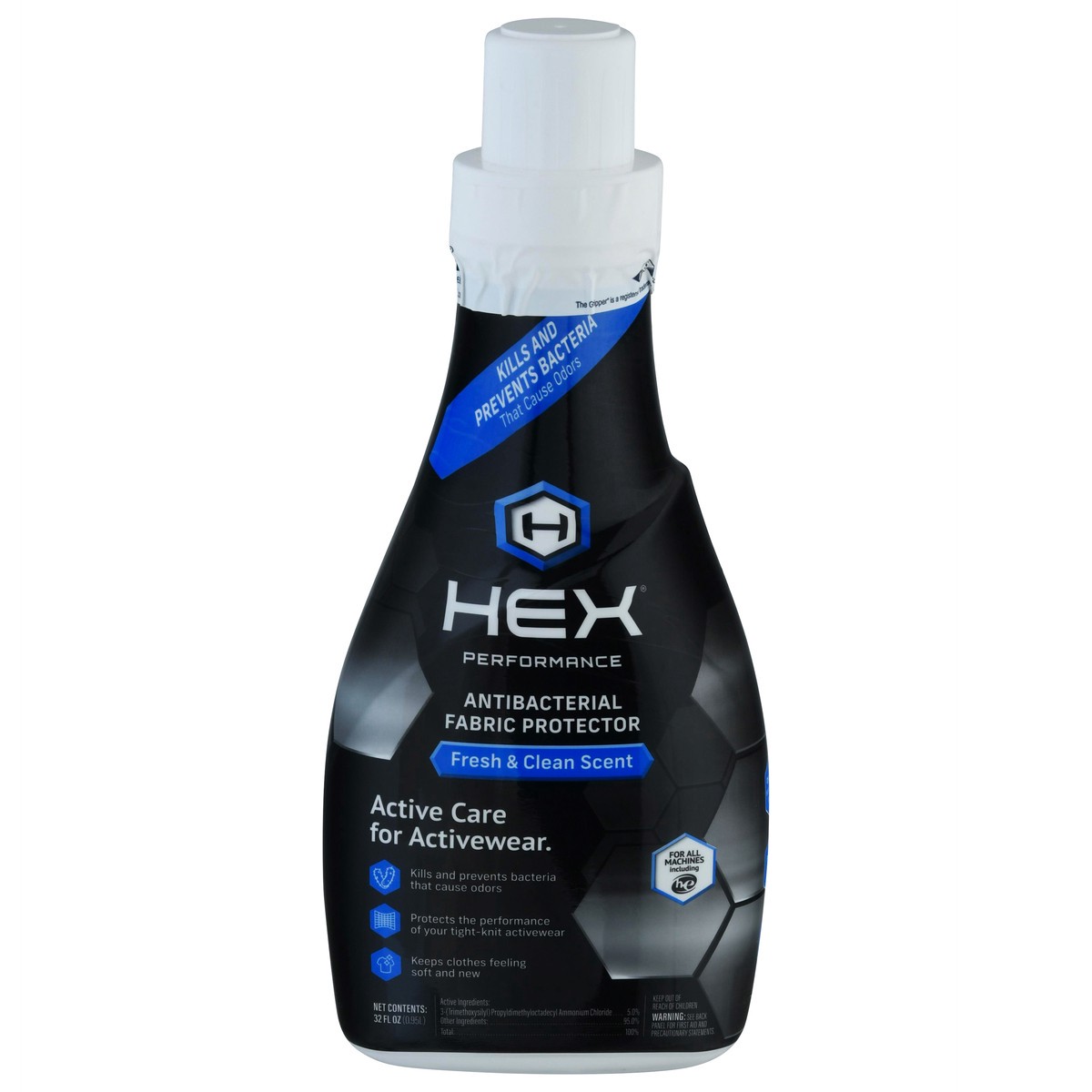 slide 11 of 13, HEX Performance Antimicrobial Fabric Protector, Fresh and Clean Scent, 32 oz