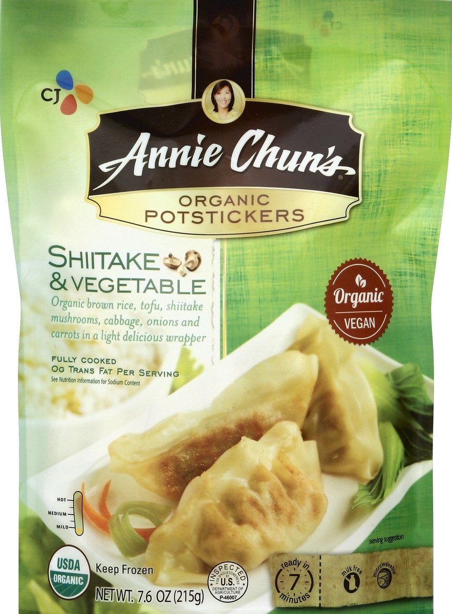 slide 1 of 3, Annie Chun's Annie Chuns Shitake Potsticker Veg, 7.6 oz