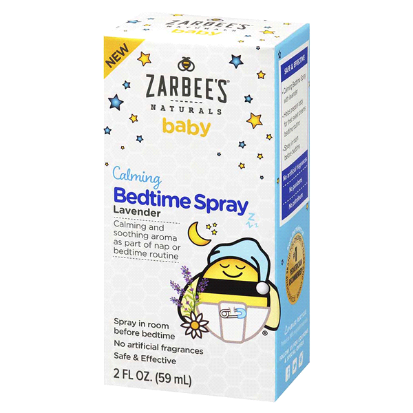 slide 11 of 13, Zarbee's Naturals Baby Sleep Spray, Calming Bedtime Spray with Natural Lavender and Chamomile to Help Infant
Nighttime Routine, 2oz Bottle, 2 fl oz