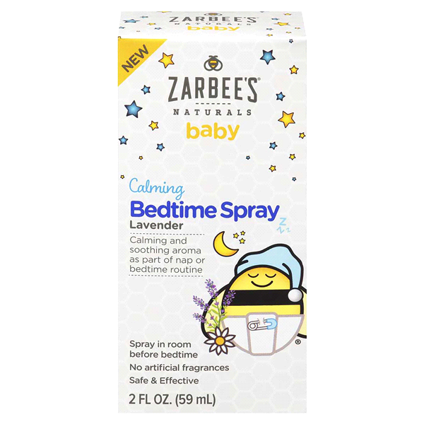 slide 1 of 1, Zarbee's Naturals Baby Calming Lavender Bedtime Spray, 2 fl oz