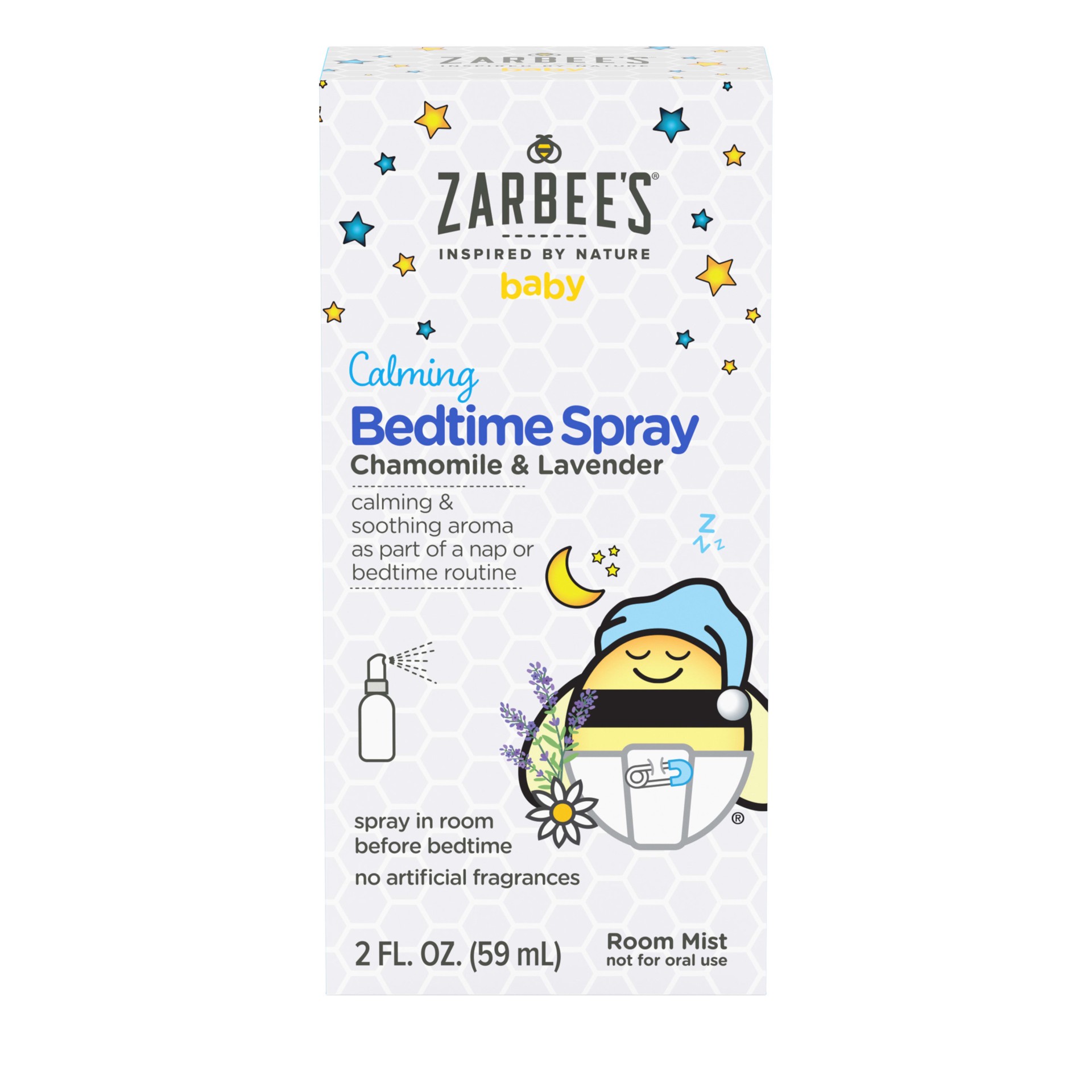 slide 1 of 13, Zarbee's Naturals Baby Sleep Spray, Calming Bedtime Spray with Natural Lavender and Chamomile to Help Infant
Nighttime Routine, 2oz Bottle, 2 fl oz