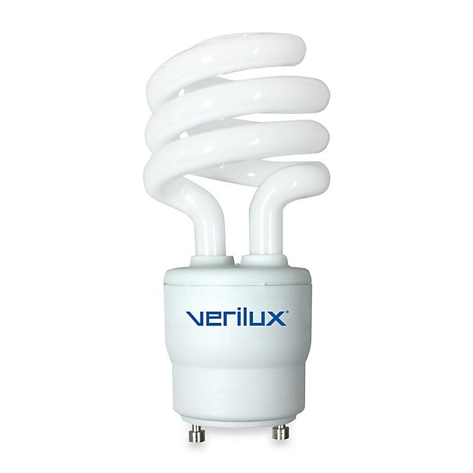 slide 1 of 2, Verilux SmartLight 13-Watt Spiral Fluorescent Replacement Light Bulb, 1 ct