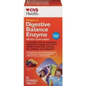 slide 1 of 1, CVS Health Children's Digestion Balance Enzyme Chewable Tablets, 30 ct