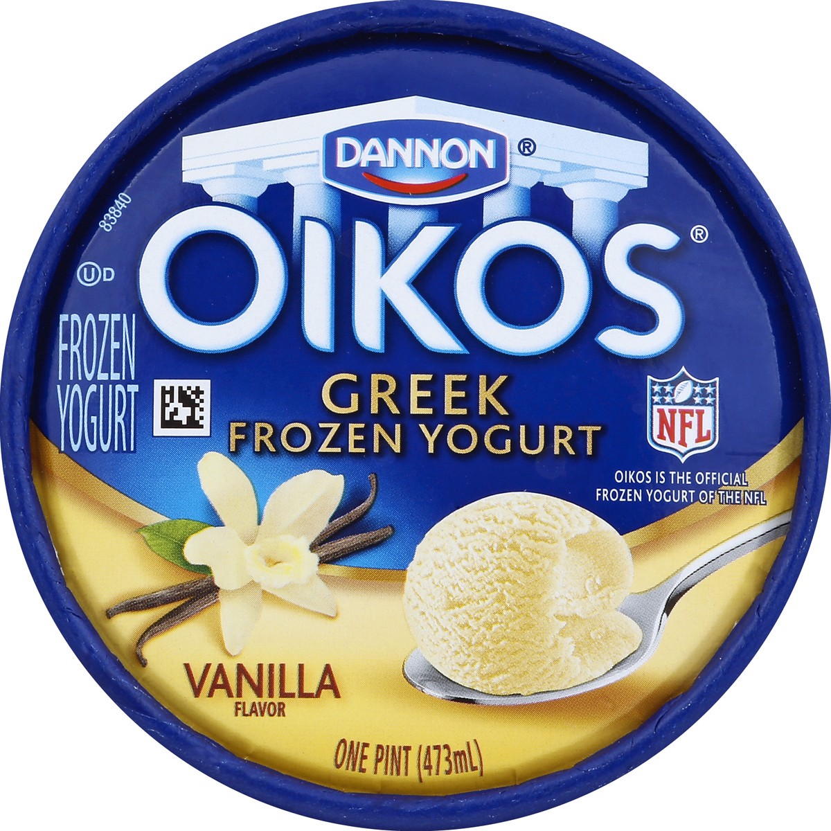 slide 2 of 3, Oikos Frozen Yogurt 1 pt, 1 pint