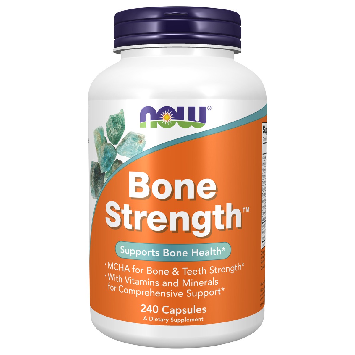 slide 1 of 4, NOW Bone Strength™ - 240 Capsules, 240 ct