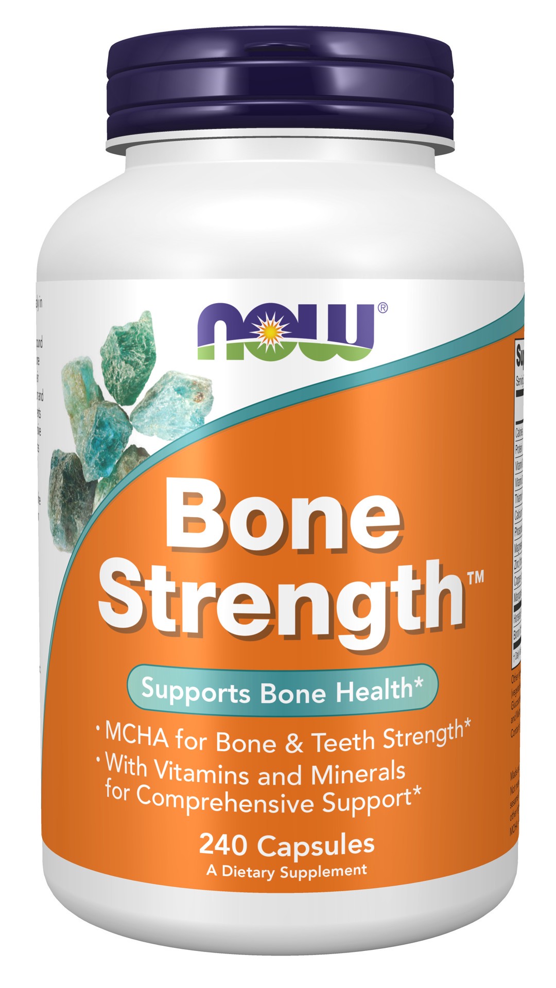 slide 1 of 4, NOW Bone Strength™ - 240 Capsules, 240 ct