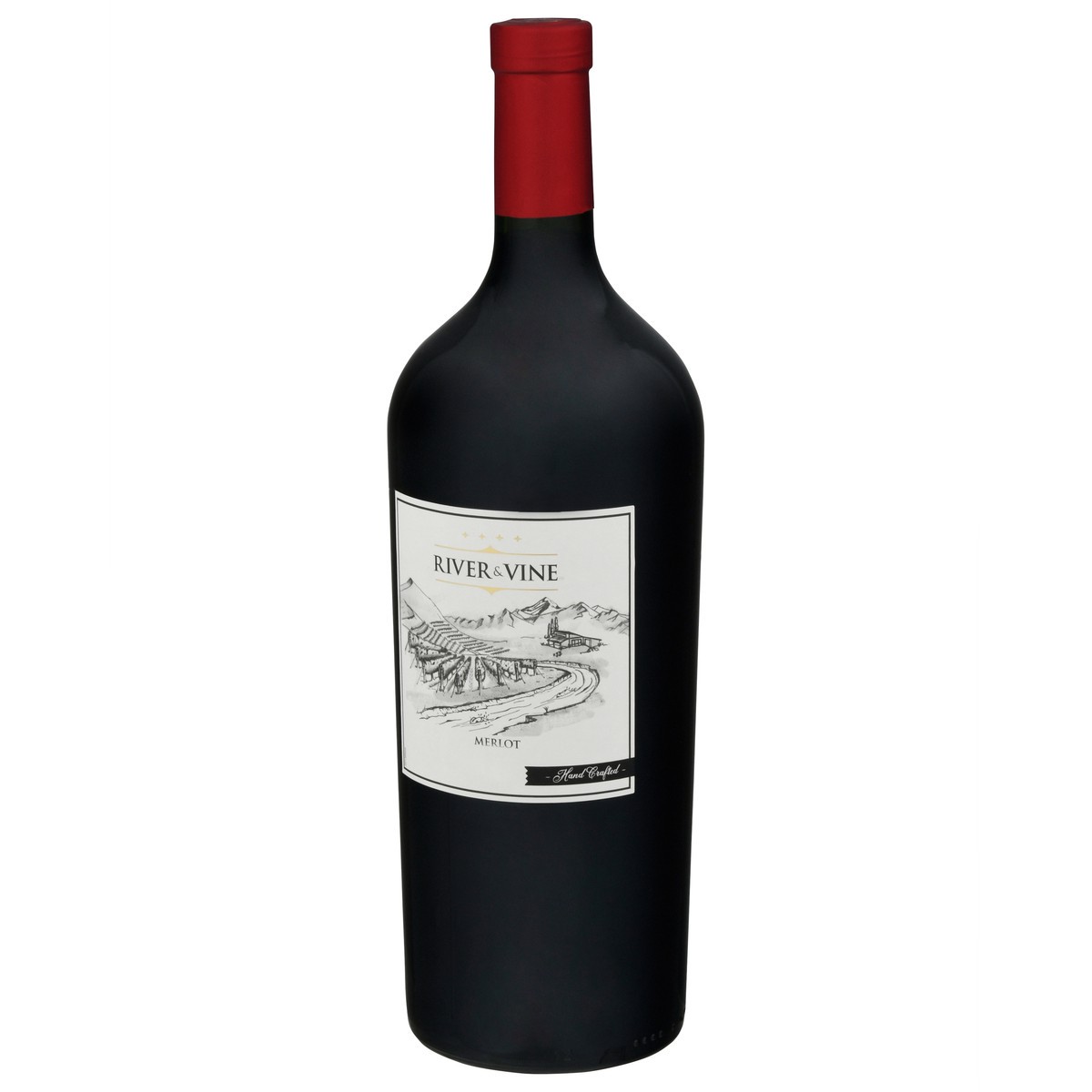 slide 9 of 9, River & Vine Merlot 1.5 l, 1.5 liter