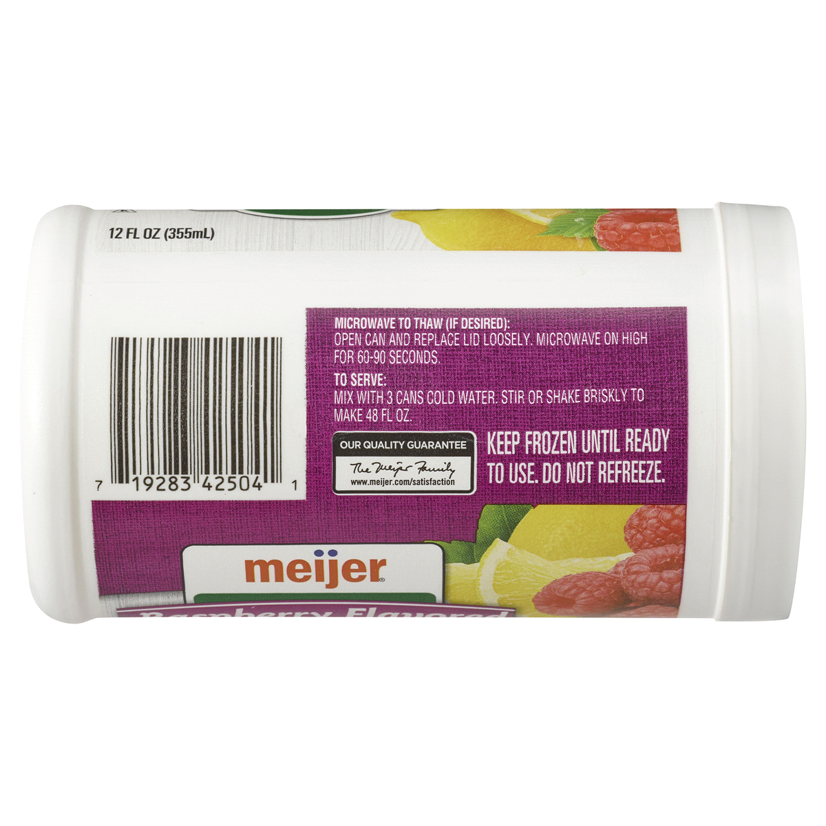 Meijer Frozen Raspberry Flavored Lemonade 12 oz Shipt