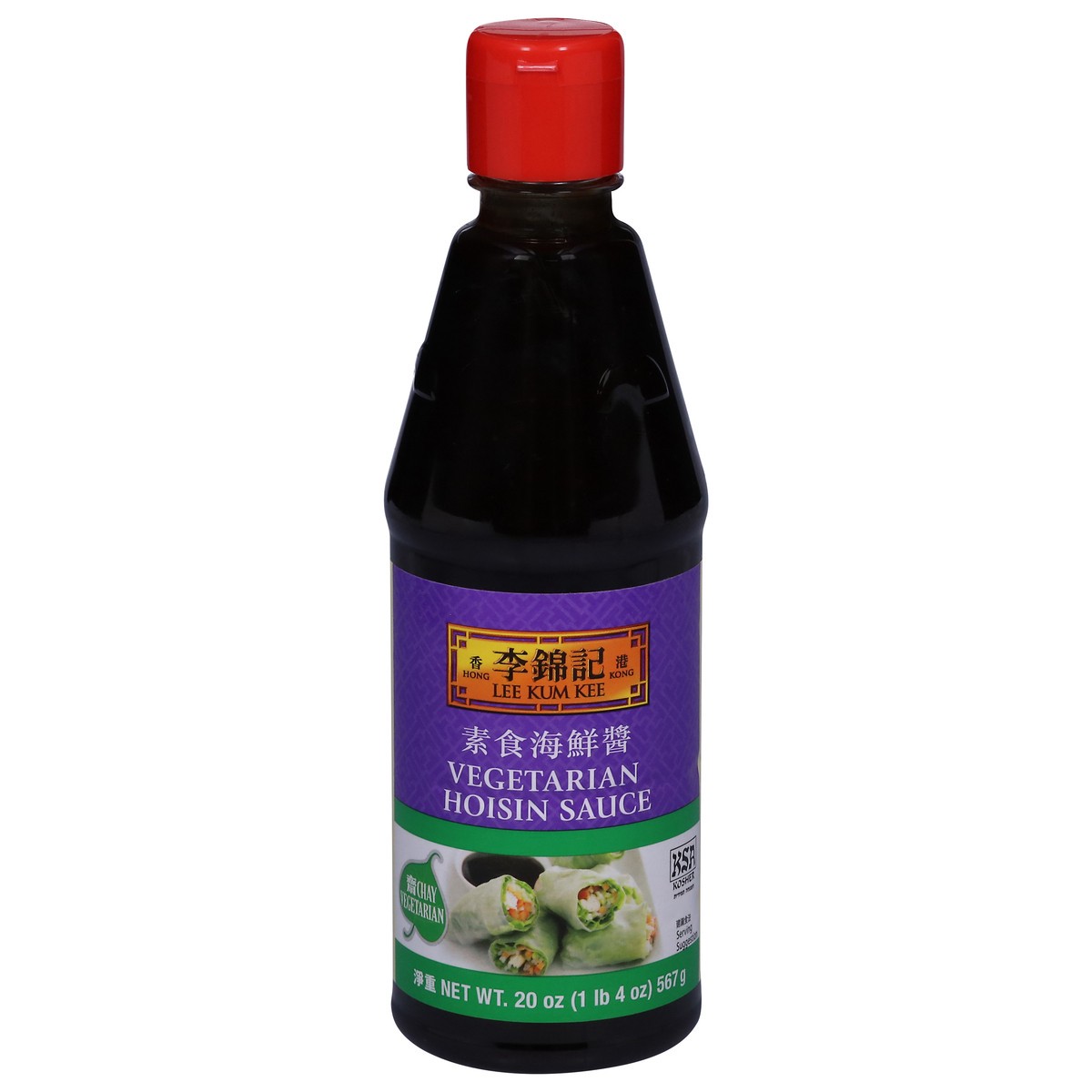 slide 1 of 10, Lee Kum Kee Vegetarian Hoisin Sauce 20 oz, 20 fl oz