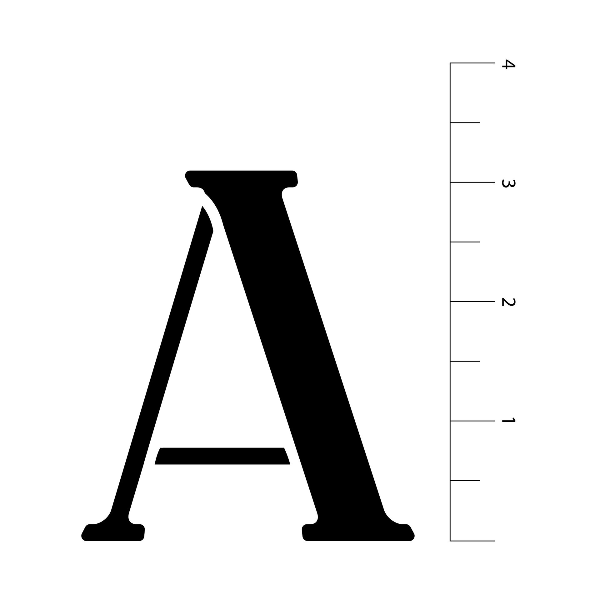 slide 2 of 4, 3" Tuxedo Alphabet Font Stencils By Craft Smart, 3 in