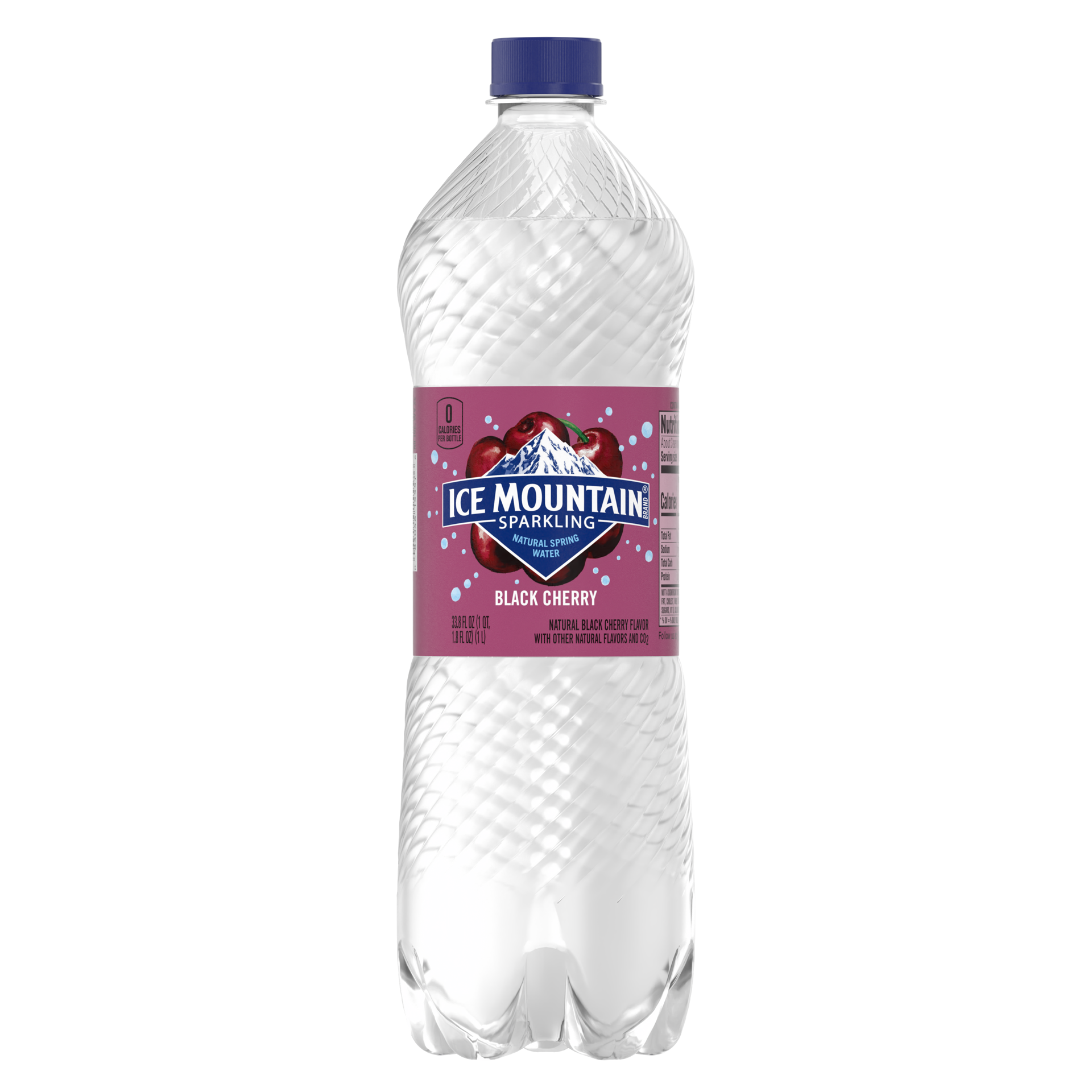 slide 1 of 1, Ice Mountain Sparkling Water, Black Cherry, 33.8 oz. Bottle, 33.8 oz