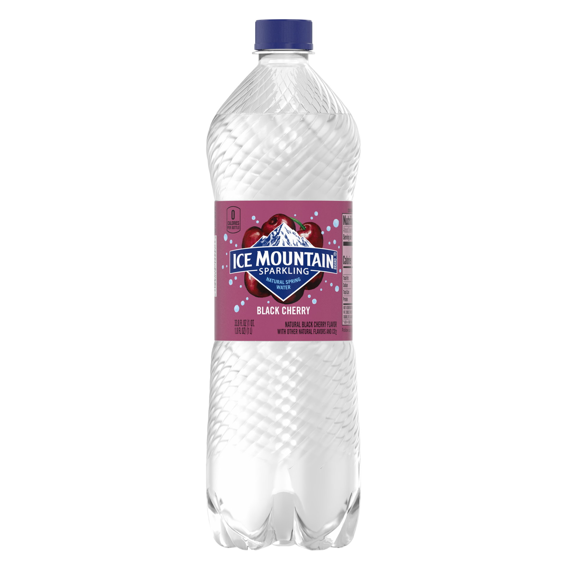 slide 1 of 1, Ice Mountain Sparkling Water, Black Cherry- 33.8 oz, 33.8 oz