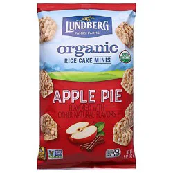 Lundberg Family Farms Organic Rice Cake Minis Apple Pie - 5 Oz.