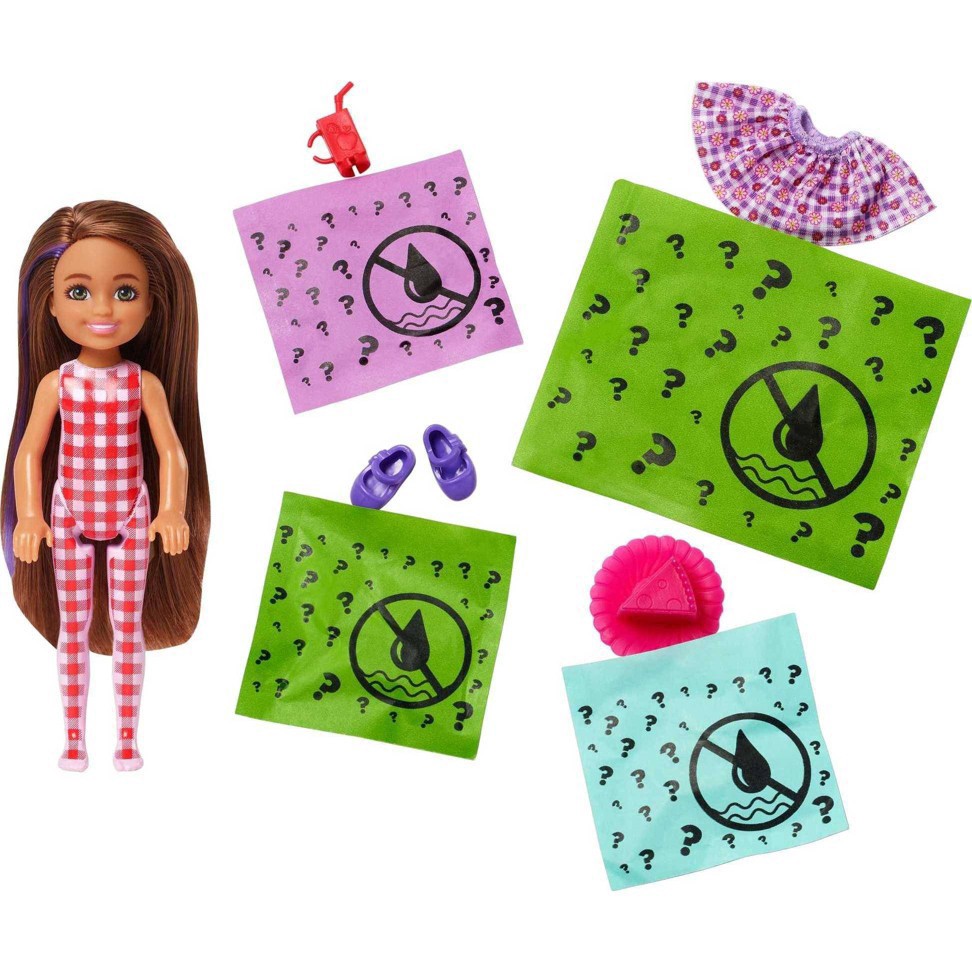 slide 8 of 13, Barbie Chelsea Color Reveal Doll Asst., 1 ct