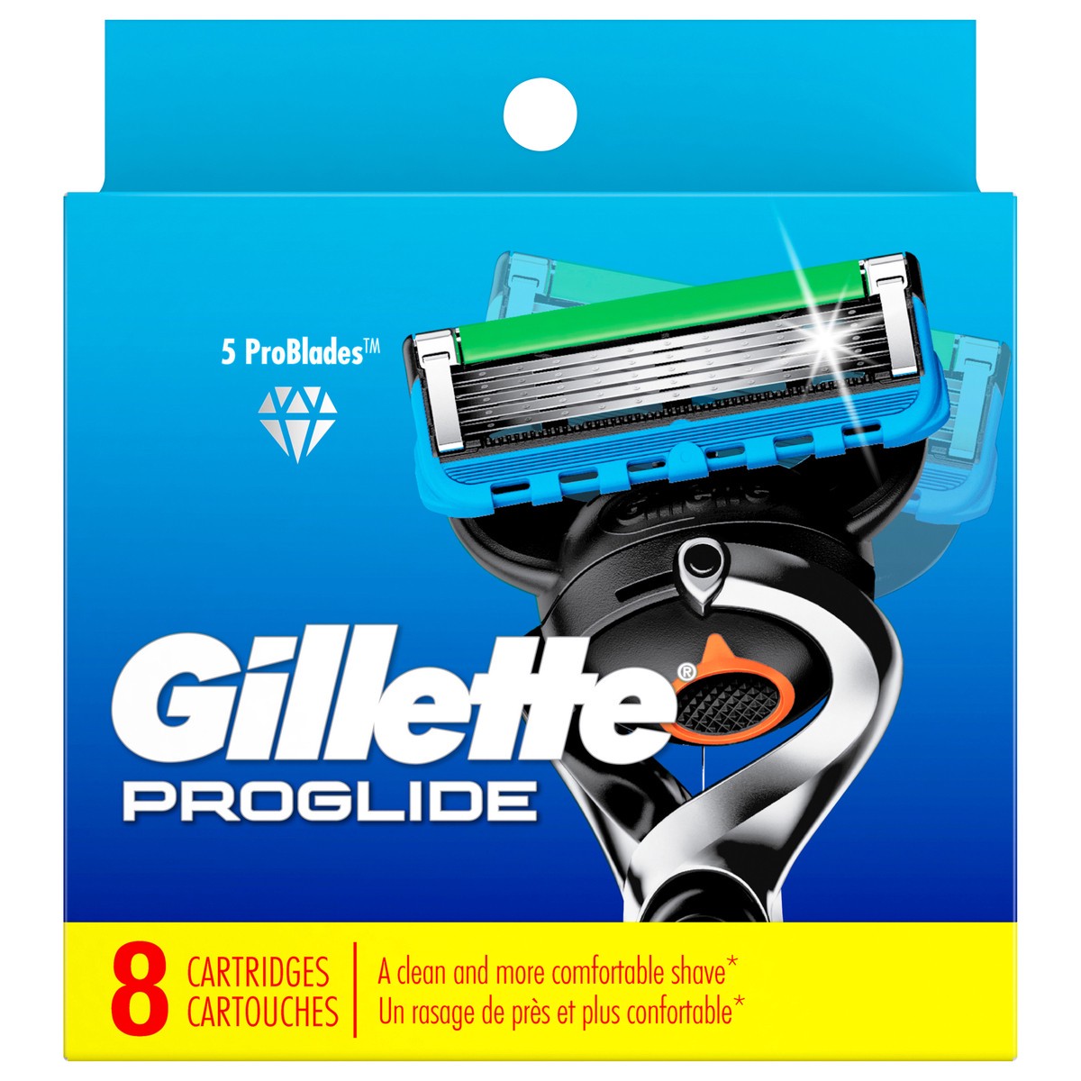 slide 1 of 7, Gillette ProGlide Razor Refills for Men, 8 Razor Blade Refills, 8 ct