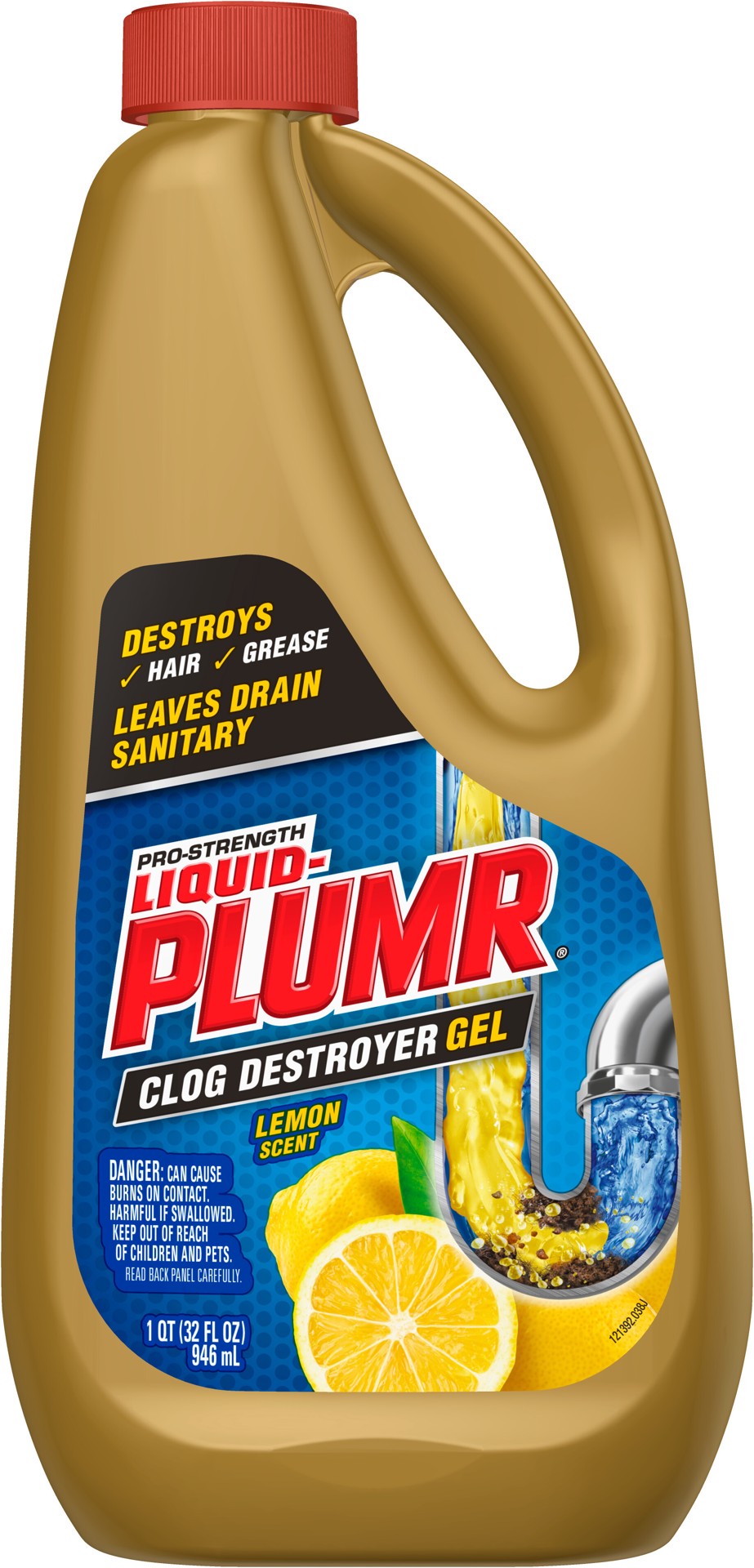 slide 1 of 5, Liquid-Plumr Pro-Strength Kitchen Clog Destroyer Gel - Lemon - 32 Ounces, 32 fl oz