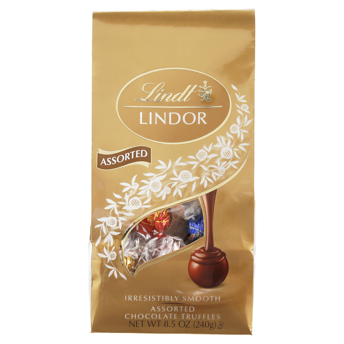 slide 1 of 1, Lindt Lindor Assorted Chocolate Truffles, 8.5 oz