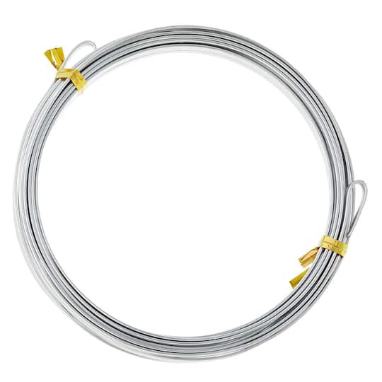 slide 1 of 3, 18-Gauge Flat Silver Wire By Bead Landing, 18 gauge