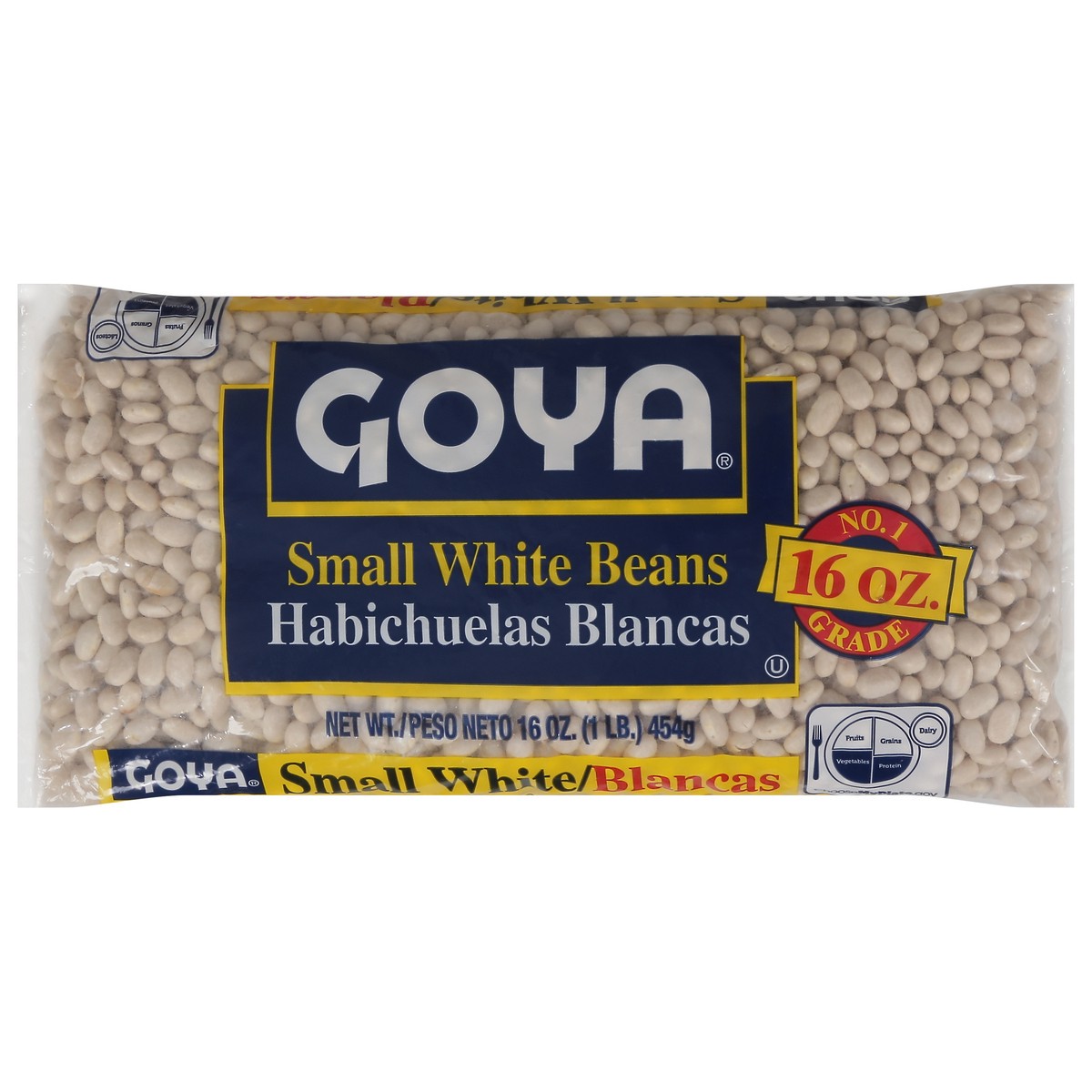 slide 1 of 9, Goya White Beans Small 16 oz, 16 oz