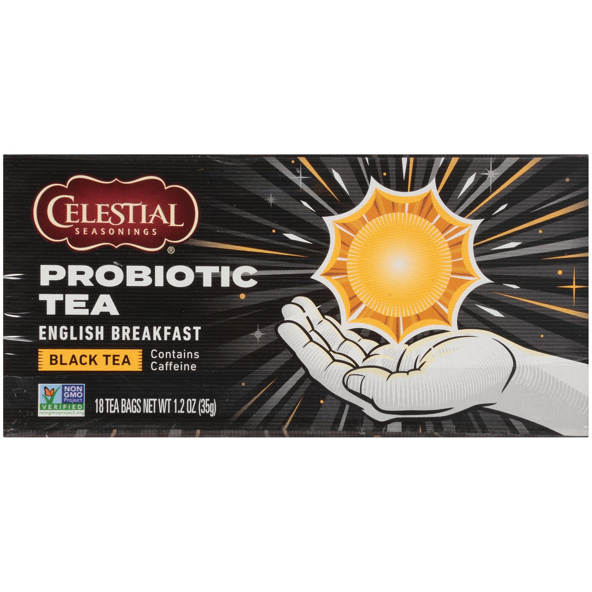 slide 6 of 8, Celestial Seasonings Probiotic Tea English Breakfast Black Tea Bags, 16 Ct, 1 ct