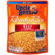 slide 1 of 1, Ben's Original Beef Flavored with Carrots & Herbs Ready Rice Pouch, 8.5 oz