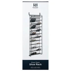 Whitmor RH Over the Door Shoe Organizer Gray