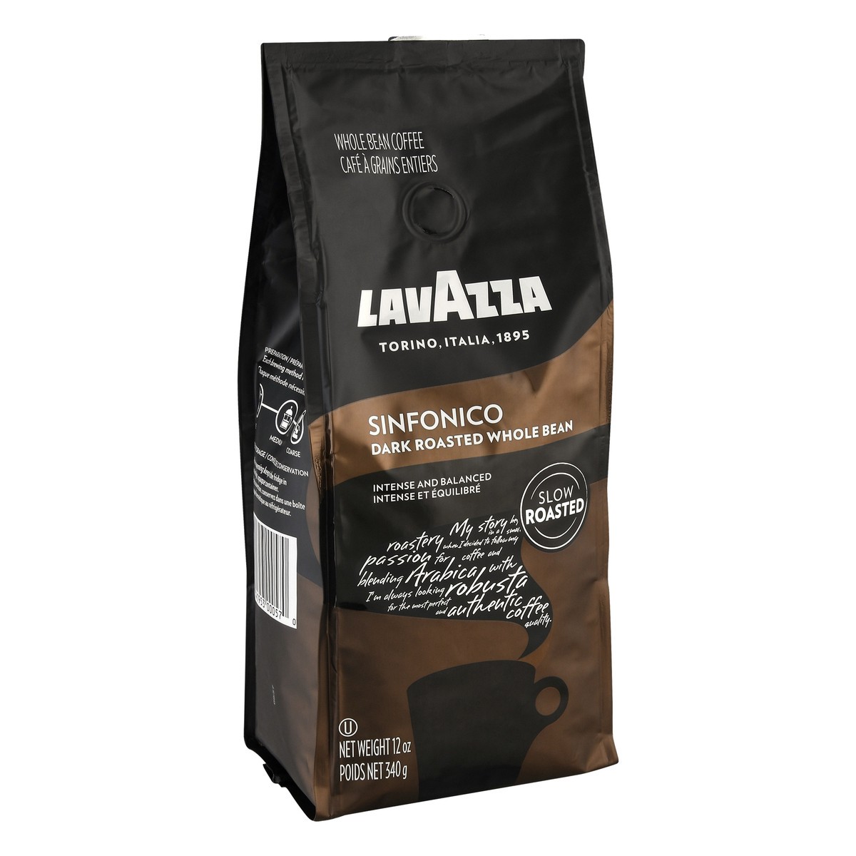 slide 2 of 9, Lavazza Dark Roasted Whole Bean Sinfonico Coffee 12 oz, 12 oz