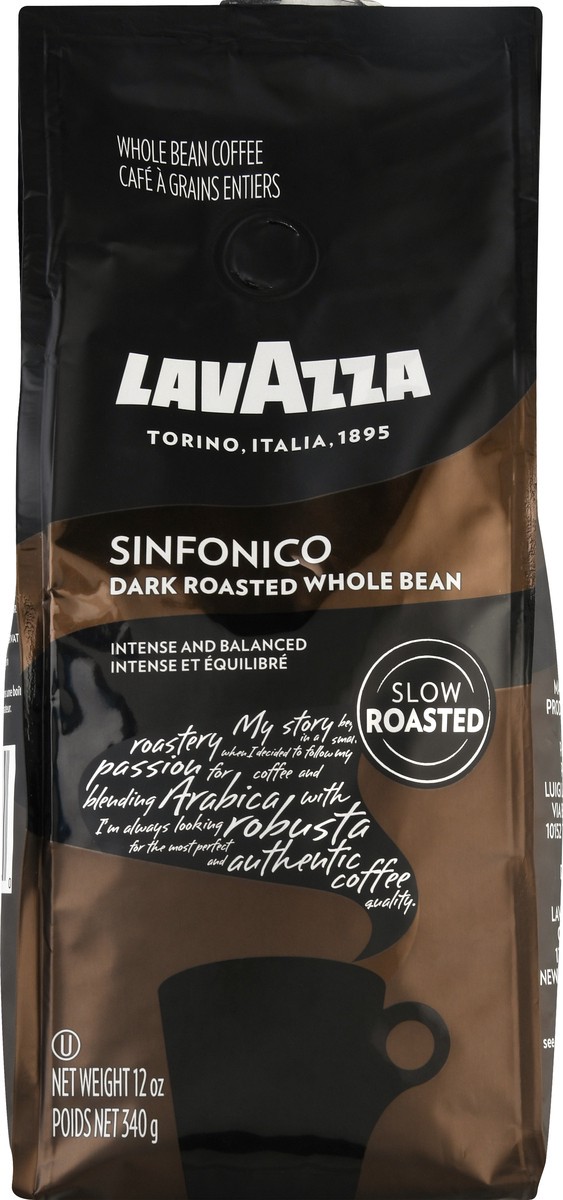 slide 6 of 9, Lavazza Dark Roasted Whole Bean Sinfonico Coffee 12 oz, 12 oz