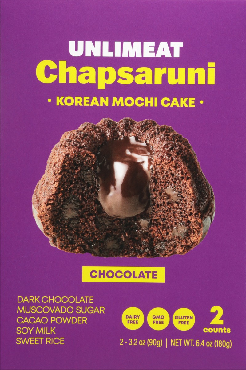 slide 2 of 12, Unlimeat Cake Chapsaruni Chocolate Mochi - 6.4 OZ, 2 ct; 6.4 oz