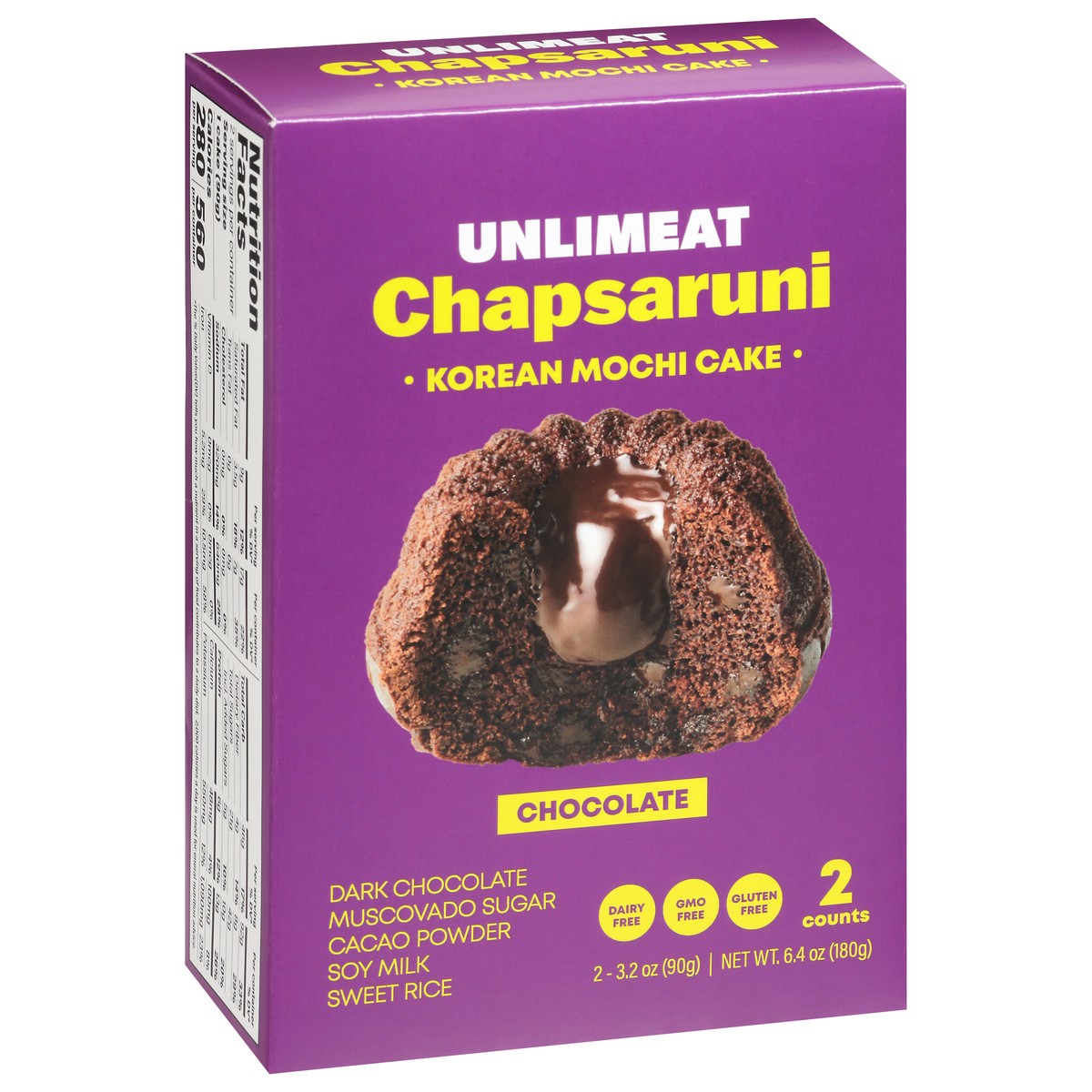 slide 7 of 12, Unlimeat Cake Chapsaruni Chocolate Mochi - 6.4 OZ, 2 ct; 6.4 oz