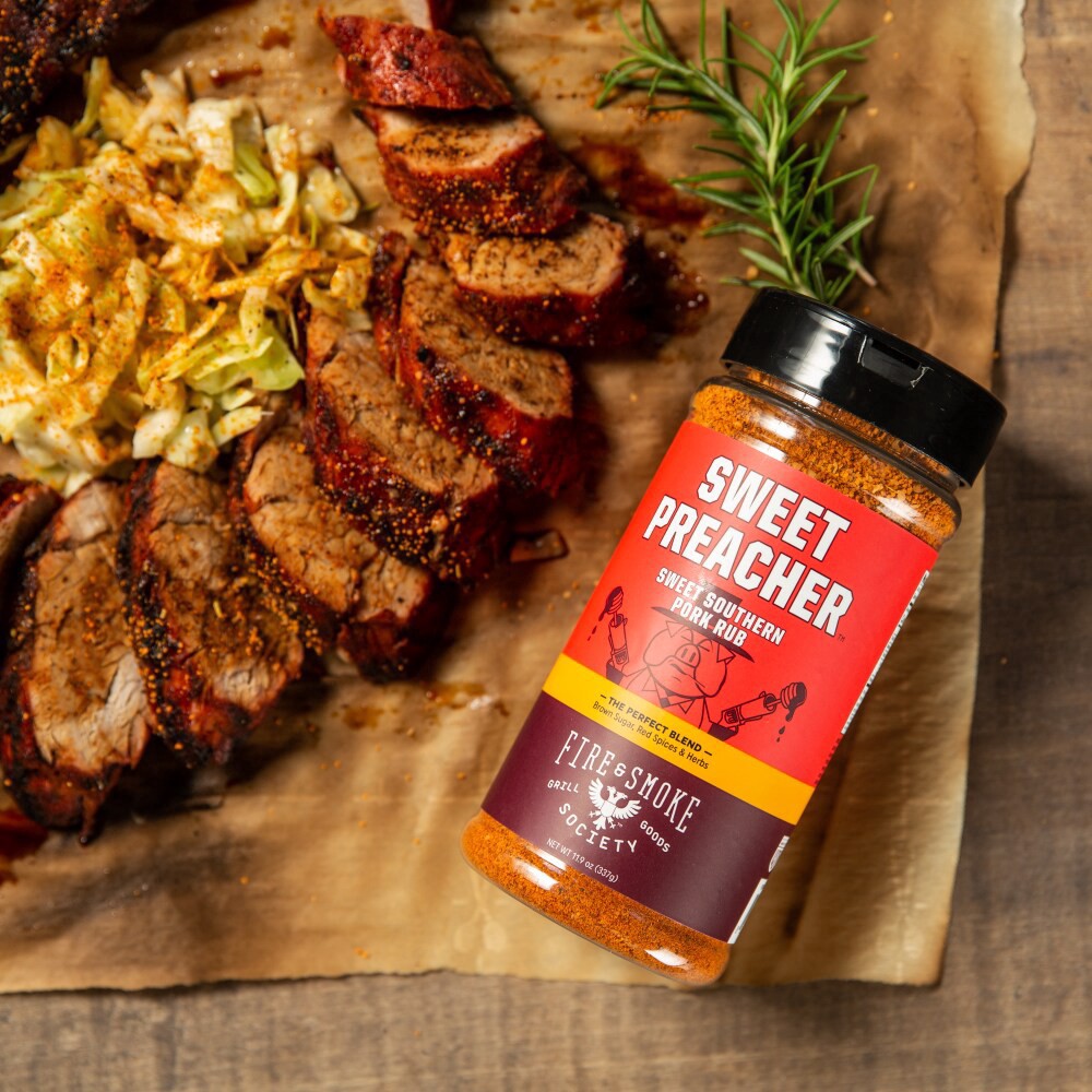 slide 3 of 6, Fire & Smoke Society Sweet Preacher Pork Rub 11.9 oz, 11.9 oz