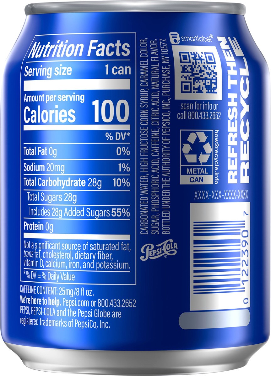 slide 2 of 3, Pepsi Soda Cola - 8 fl oz, 8 fl oz