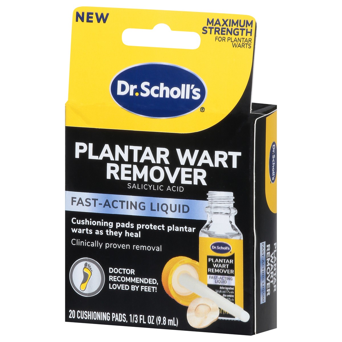 slide 13 of 15, Dr. Scholl's Maximum Strength Fast Acting Liquid Plantar Wart Remover 20 ea, 20 ct