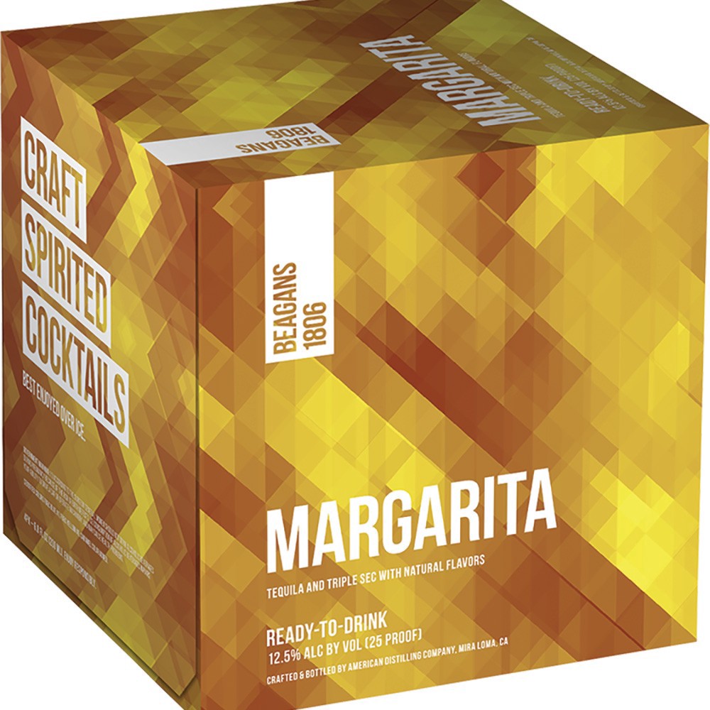 slide 1 of 1, Beagans 1806 Margarita, 4 ct; 200 ml