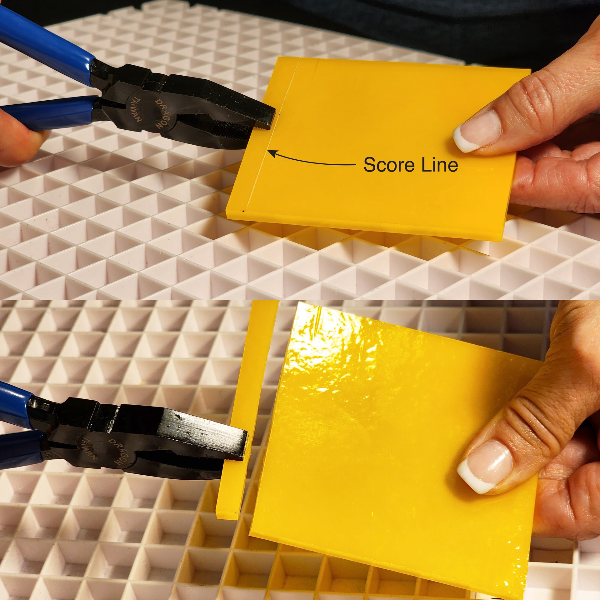 slide 3 of 4, Toyo Dragon Glass Grozing Pliers, 6 in x 3 in x 1/2 in