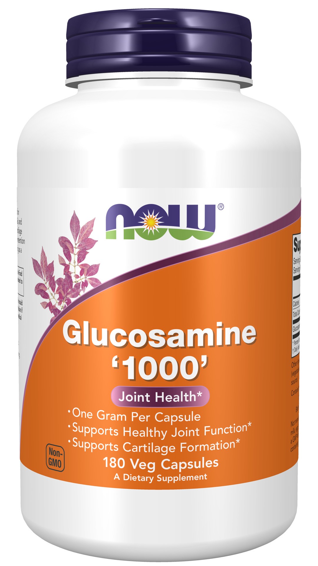 slide 1 of 4, NOW Glucosamine '1000' - 180 Veg Capsules, 180 ct