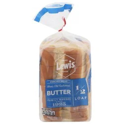 Lewis Bakeries Enriched Mom's Old Fashioned Butter Bread 1/2 Loaf 12 oz